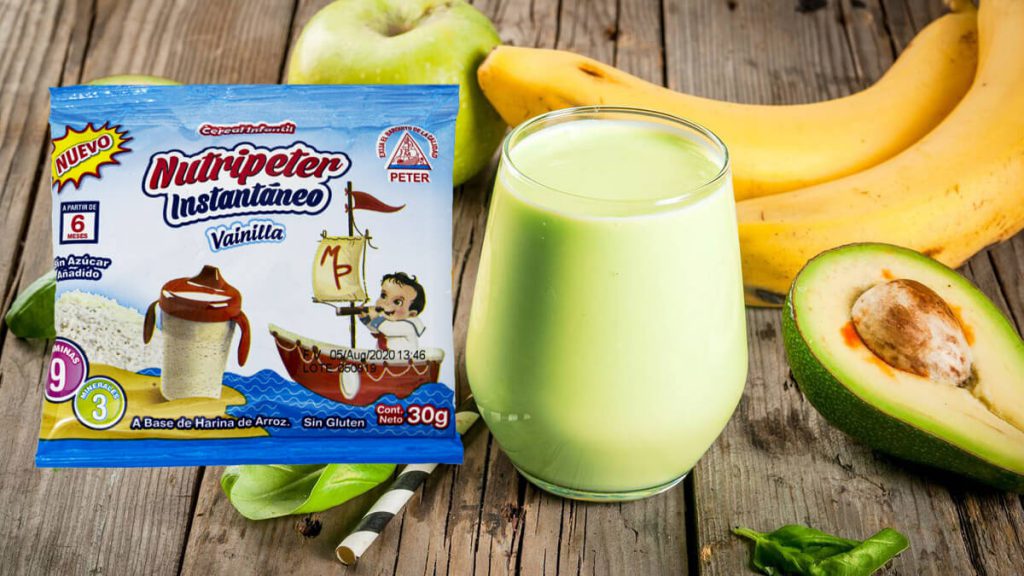 Batido de Aguacate y Banano Saludable