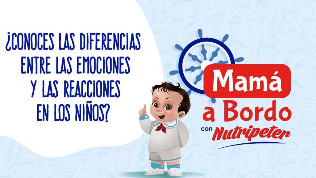 Conoces las diferencias entre las emociones y las reacciones en los niños