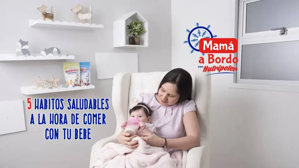 5 Hábitos Saludables a la hora de Comer con tu Bebé